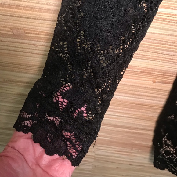 Very Sexy Black Lace Romper - Picture 7 of 8